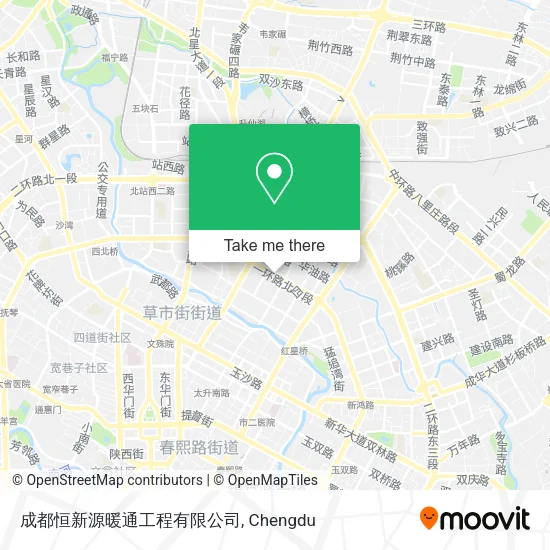 成都恒新源暖通工程有限公司 map