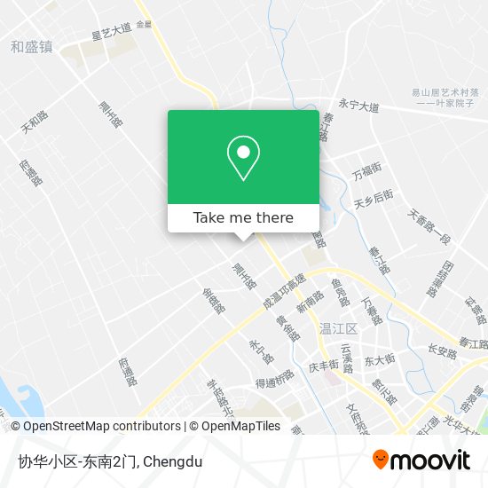 协华小区-东南2门 map