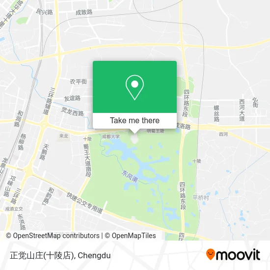 正觉山庄(十陵店) map