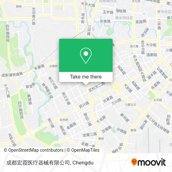 成都宏霞医疗器械有限公司 map