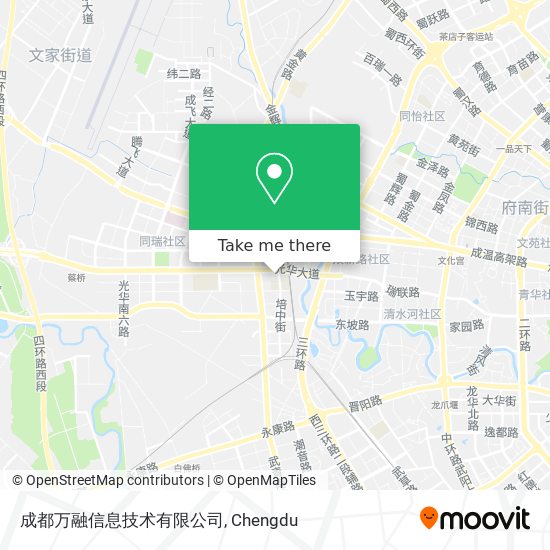 成都万融信息技术有限公司 map