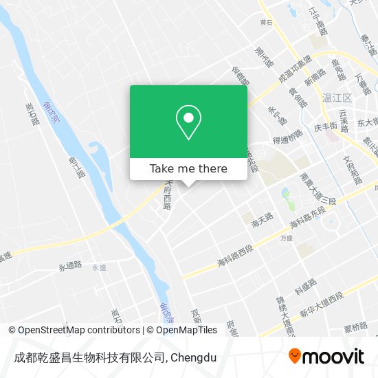 成都乾盛昌生物科技有限公司 map