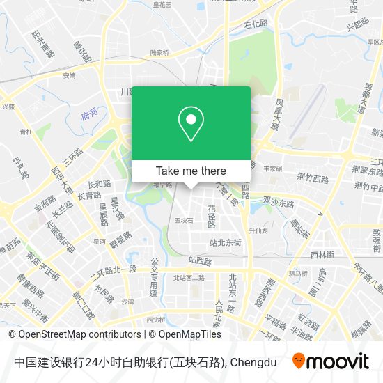 中国建设银行24小时自助银行(五块石路) map