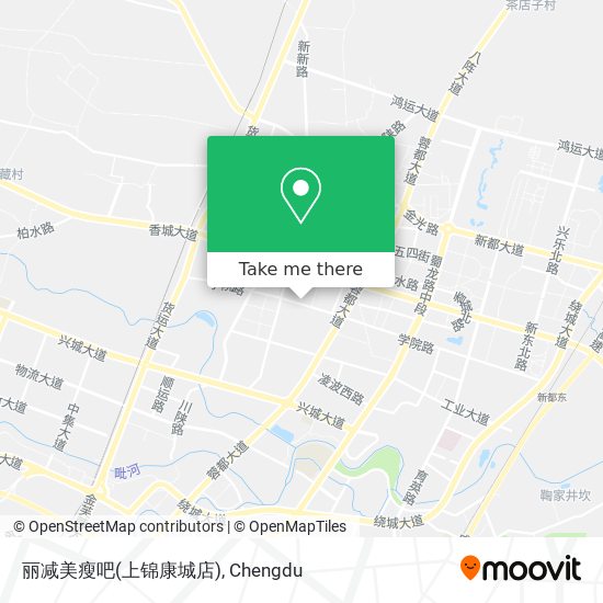 丽减美瘦吧(上锦康城店) map