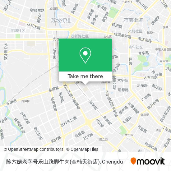 陈六孃老字号乐山跷脚牛肉(金楠天街店) map