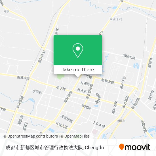 成都市新都区城市管理行政执法大队 map