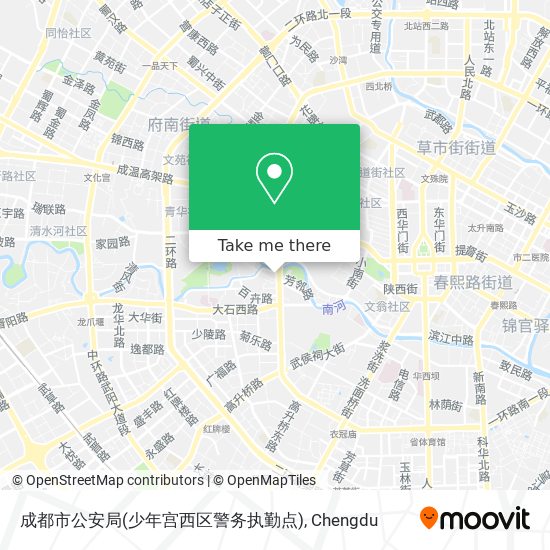 成都市公安局(少年宫西区警务执勤点) map