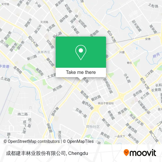 成都建丰林业股份有限公司 map