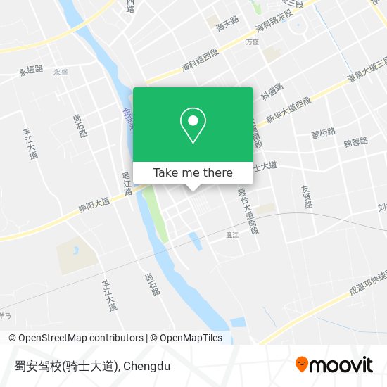 蜀安驾校(骑士大道) map