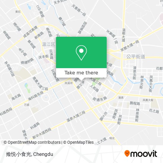 飨悦小食光 map