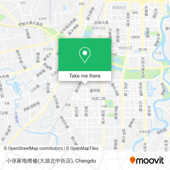 小张家电维修(大源北中街店) map