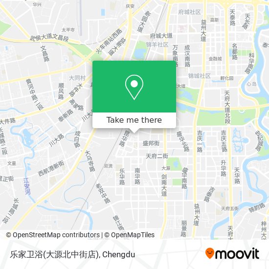 乐家卫浴(大源北中街店) map