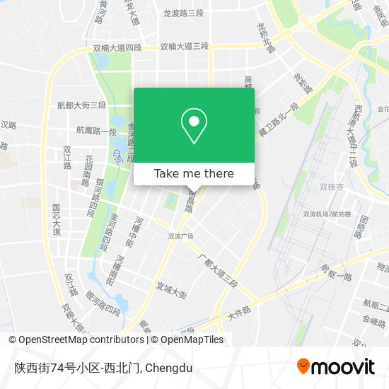 陕西街74号小区-西北门 map