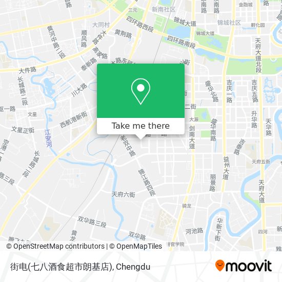 街电(七八酒食超市朗基店) map