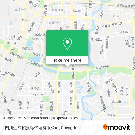 四川翌成招投标代理有限公司 map