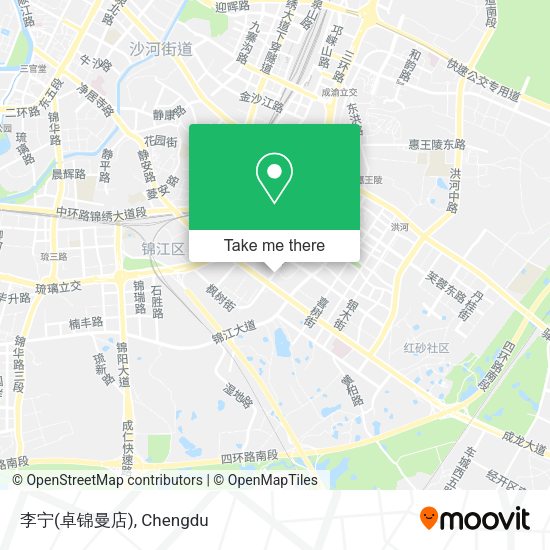 李宁(卓锦曼店) map