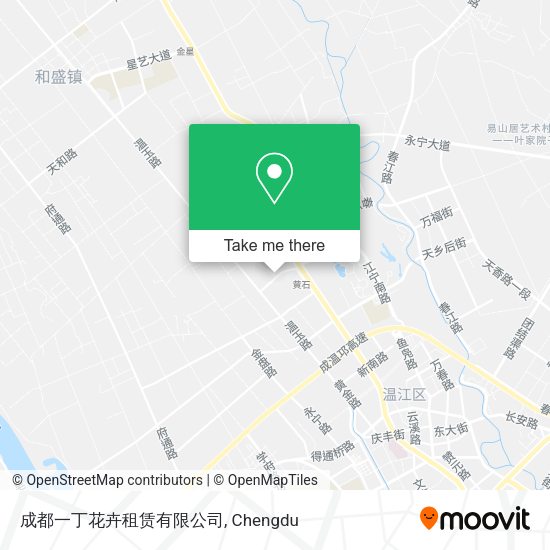 成都一丁花卉租赁有限公司 map