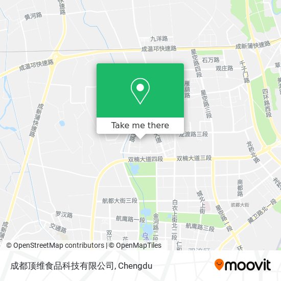 成都顶维食品科技有限公司 map