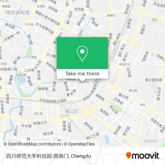 四川师范大学科技园-西南门 map