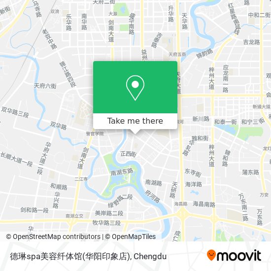 德琳spa美容纤体馆(华阳印象店) map