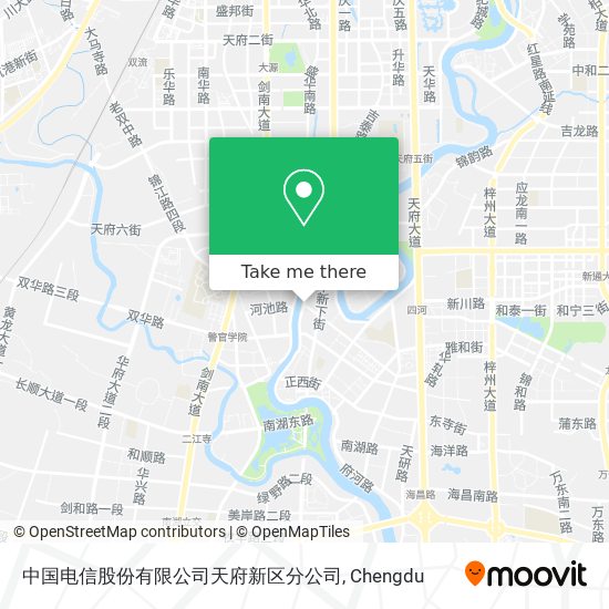 中国电信股份有限公司天府新区分公司 map
