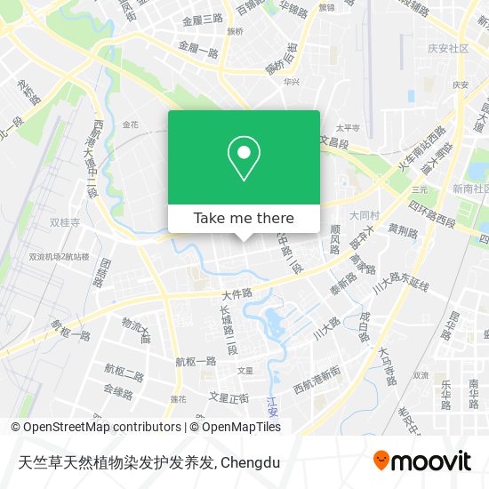 天竺草天然植物染发护发养发 map
