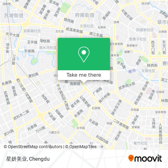 星妍美业 map