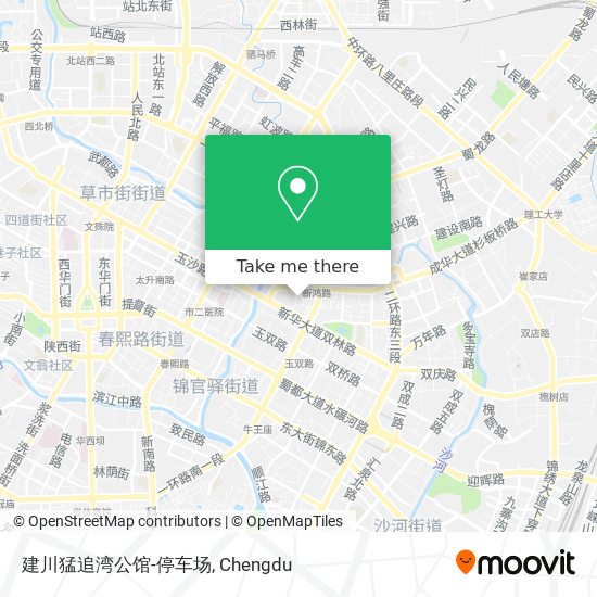 建川猛追湾公馆-停车场 map