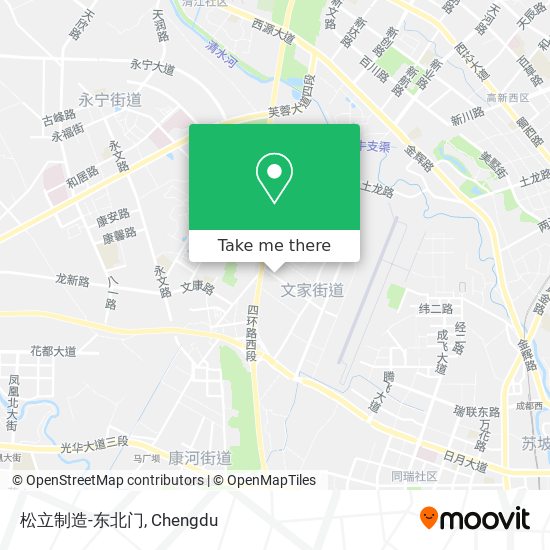 松立制造-东北门 map