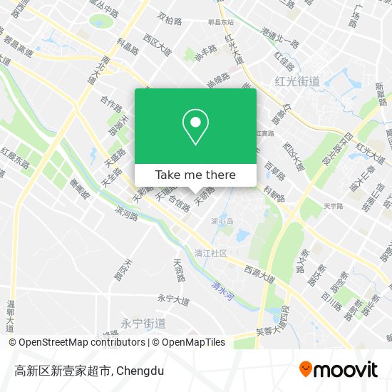 高新区新壹家超市 map