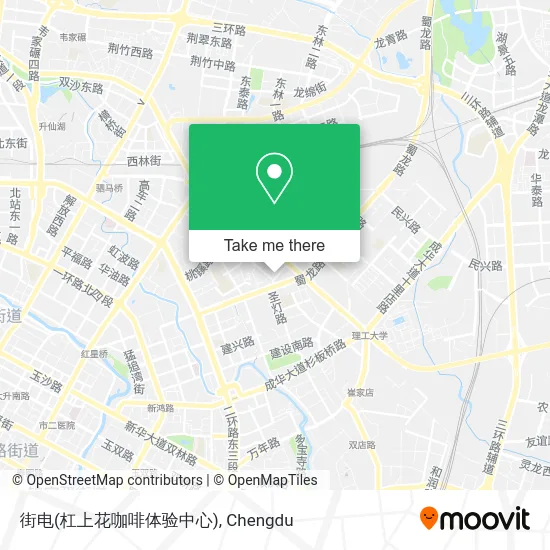 街电(杠上花咖啡体验中心) map