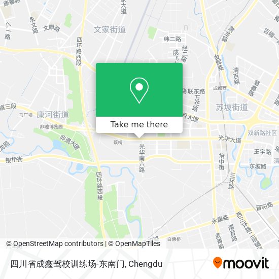 四川省成鑫驾校训练场-东南门 map