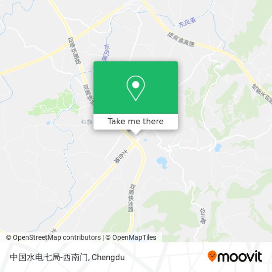 中国水电七局-西南门 map