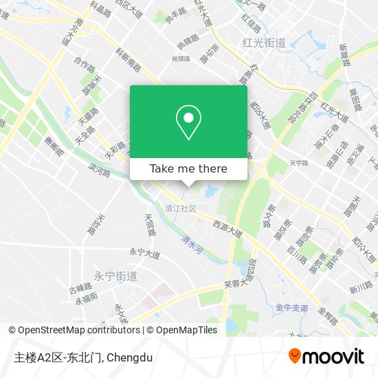 主楼A2区-东北门 map