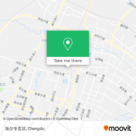 海尔专卖店 map