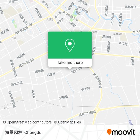 海景园林 map