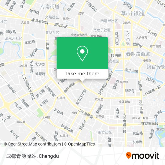 成都青源驿站 map