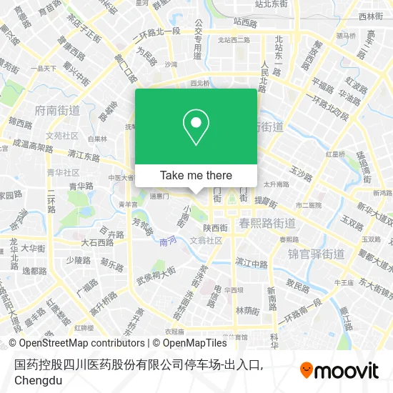 国药控股四川医药股份有限公司停车场-出入口 map