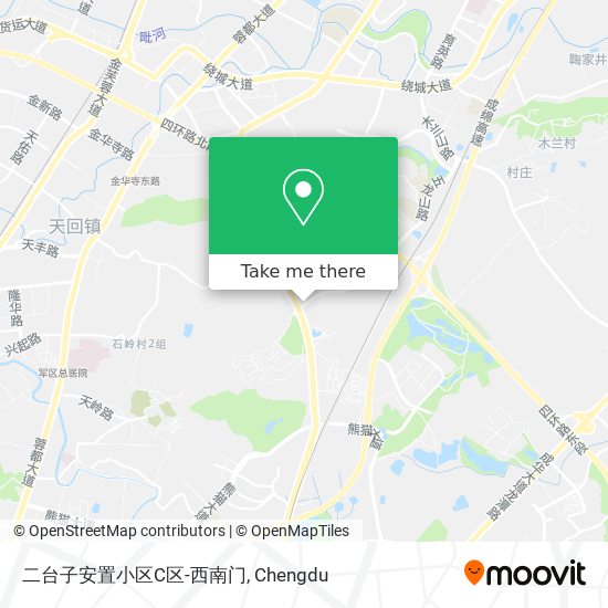 二台子安置小区C区-西南门 map