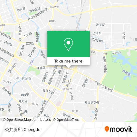 公共厕所 map