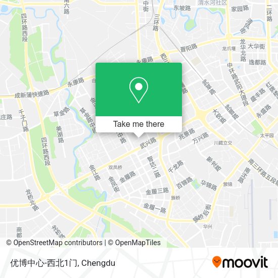优博中心-西北1门 map