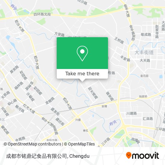 成都市铭鼎记食品有限公司 map