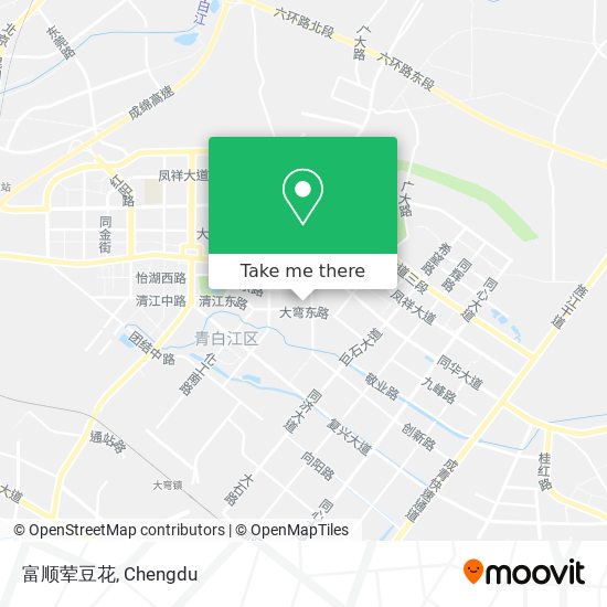 富顺荤豆花 map
