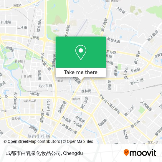成都市白乳泉化妆品公司 map