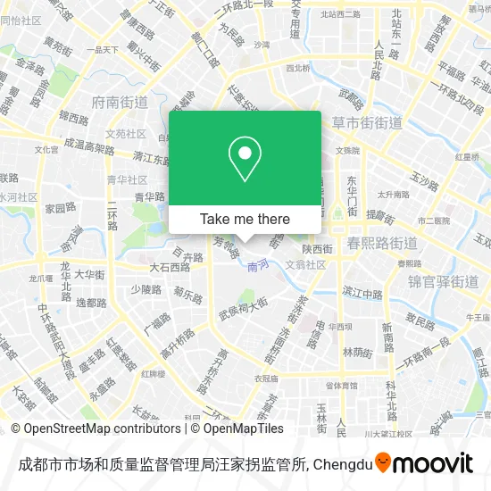 成都市市场和质量监督管理局汪家拐监管所 map