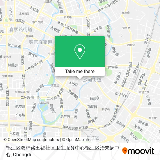 锦江区双桂路五福社区卫生服务中心锦江区治未病中心 map