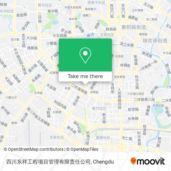 四川东祥工程项目管理有限责任公司 map