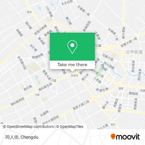 同人街 map