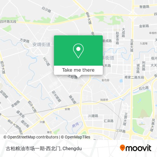 古柏粮油市场一期-西北门 map