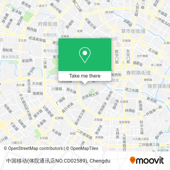 中国移动(体院通讯店NO.CD02589) map